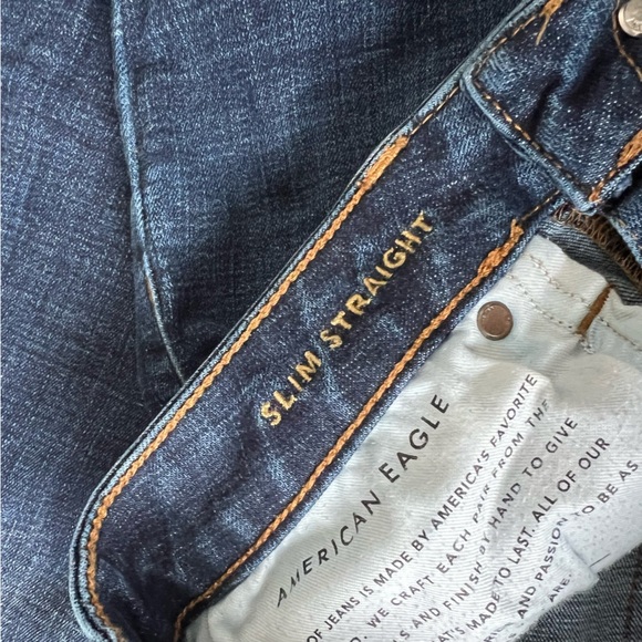 AE Men’s Slim Straight Flex Jeans - Picture 7 of 8